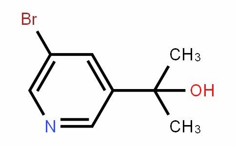 CAS No. 40472-88-6, 2-(5-Bromopyridin-3-yl)propan-2-ol