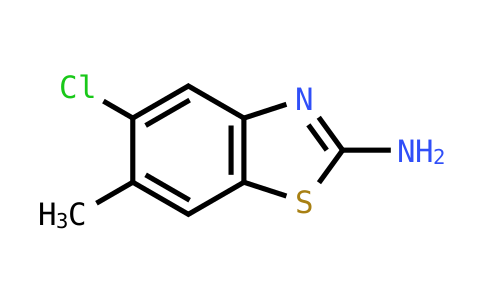 CAS No. 50850-98-1, 5-Chloro-6-methyl-1,3-benzothiazol-2-amine