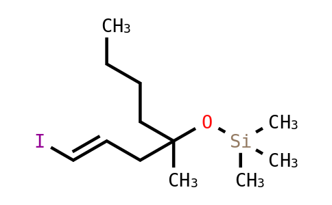 62555-05-9 | (E)-trimethyl((1-iodo-4-methyloct-1-en- 40yl)oxy) silane