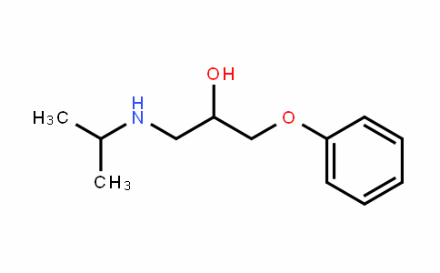 CAS No. 7695-63-8, 1-(isopropylamino)-3-phenoxypropan-2-ol