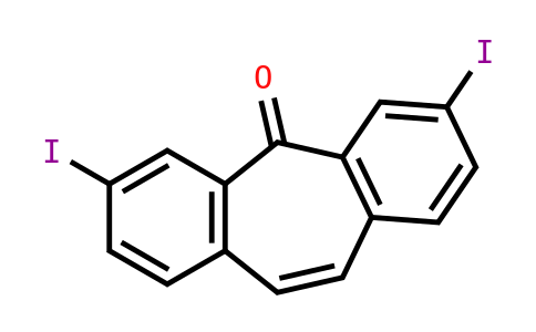 77104-30-4 | 3,7-二碘-二苯并[A,D]环庚烯-5-酮