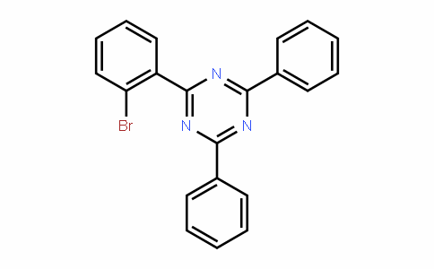 CAS No. 77989-15-2, 2-(o-bromophenyl)-4,6-diphenyl-1,3,5-triazine