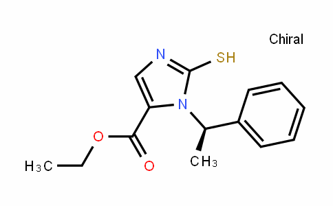 CAS No. 84711-26-2, ethyl (R)-2-mercapto-1-(1-phenylethyl)-1H-imidazole-5-carboxylate