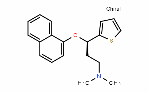 CAS No. 878757-08-5, (R)-N,N-dimethyl-3-(naphthalen-1-yloxy)-3-(thiophen-2-yl) propan-1-amine