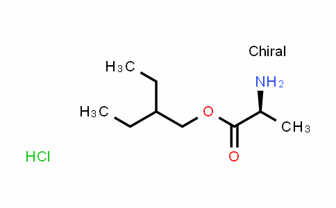 CAS No. 946511-97-3, (S)-2-Ethylbutyl 2-Aminopropanoate Hydrochloride
