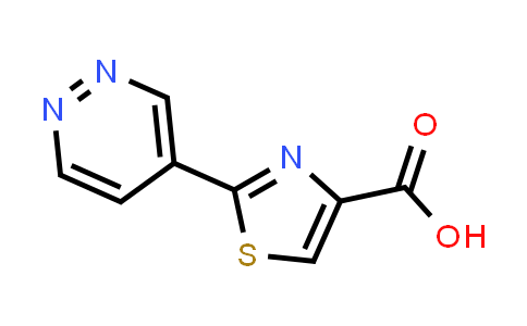 CAS No. 955400-58-5, 2-(Pyridazin-4-yl)thiazole-4-carboxylic acid