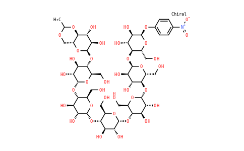 96597-16-9 | 	4,6-亚乙基-对硝基苯-Α-D-麦芽七糖苷