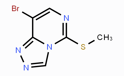 CAS No. 99451-55-5, 8-bromo-5-(methylthio)-[1,2,4]triazolo[4,3-c]pyrimidine