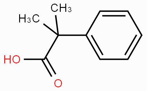 CAS No. 826-55-1, 2-Methyl-2-phenylpropanoic acid