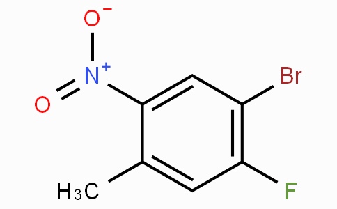 CAS No. 224185-19-7, 1-Bromo-2-fluoro-4-methyl-5-nitrobenzene