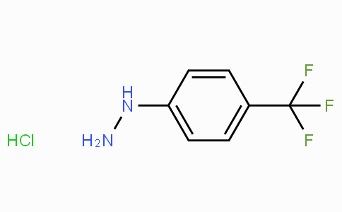 CAS No. 2923-56-0, (4-(Trifluoromethyl)phenyl)hydrazine hydrochloride