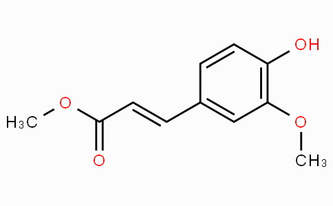 CAS No. 2309-07-1, Methyl 3-(4-hydroxy-3-methoxyphenyl)acrylate