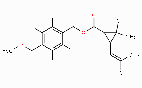 CAS No. 271241-14-6, [2,3,5,6-Tetrafluoro-4-(methoxymethyl)phenyl]methyl2,2-dimethyl-3-(2-methyl-1-propenyl)cyclopropanecarboxylate