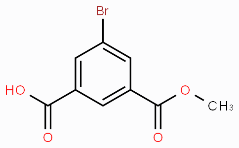 CAS No. 161796-10-7, 3-Bromo-5-(methoxycarbonyl)benzoic acid