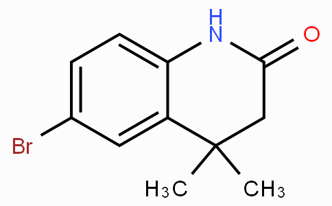 CAS No. 135631-90-2, 6-Bromo-3,4-dihydro-4,4-dimethylquinolin-2(1H)-one