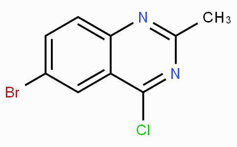 CAS No. 351426-04-5, 6-Bromo-4-chloro-2-methylquinazoline