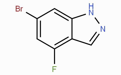 CAS No. 885520-23-0, 6-Bromo-4-fluoro-1H-indazole