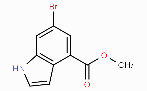 CAS No. 107650-22-6, Methyl 6-bromo-1H-indole-4-carboxylate