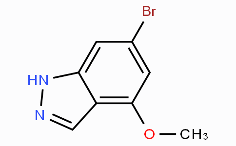 CAS No. 885519-21-1, 6-Bromo-4-methoxy-1H-indazole