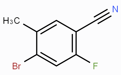 CAS No. 916792-13-7, 4-Bromo-2-fluoro-5-methylbenzonitrile