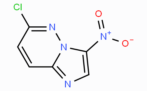 CAS No. 18087-76-8, 6-Chloro-3-nitroimidazo[1,2-b]pyridazine