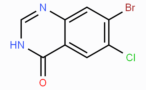 CAS No. 17518-98-8, 7-Bromo-6-chloroquinazolin-4(3H)-one