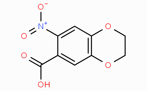 CAS No. 57672-33-0, 7-Nitro-2,3-dihydrobenzo[b][1,4]dioxine-6-carboxylic acid