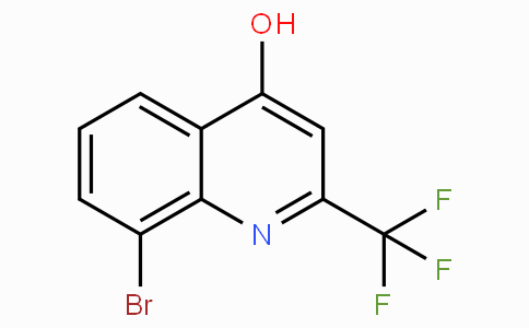 CAS No. 59108-43-9, 8-Bromo-4-hydroxy-2-(trifluoromethyl)quinoline