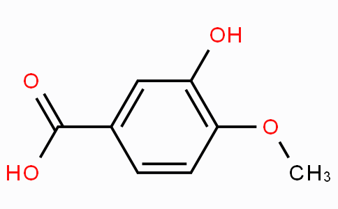 CAS No. 645-08-9, 3-Hydroxy-4-methoxybenzoic acid