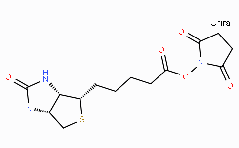 CAS No. 35013-72-0, 2,5-Dioxopyrrolidin-1-yl 5-((3aS,4S,6aR)-2-oxohexahydro-1H-thieno[3,4-d]imidazol-4-yl)pentanoate