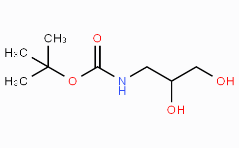 CAS No. 137618-48-5, tert-Butyl (2,3-dihydroxypropyl)carbamate