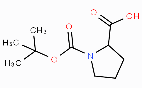 CAS No. 59433-50-0, 1-(tert-Butoxycarbonyl)pyrrolidine-2-carboxylic acid