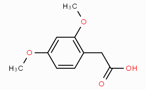 CAS No. 6496-89-5, 2-(2,4-Dimethoxyphenyl)acetic acid