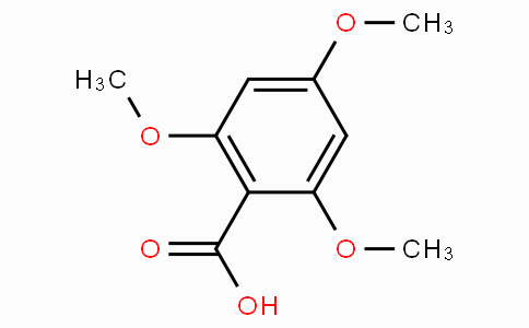 CAS No. 570-02-5, 2,4,6-Trimethoxybenzoic acid