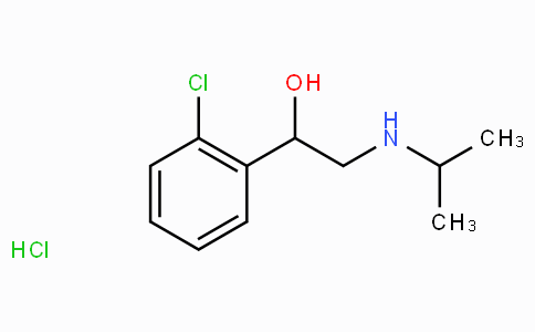 CAS No. 6933-90-0, 1-(2-Chlorophenyl)-2-(isopropylamino)ethanol hydrochloride