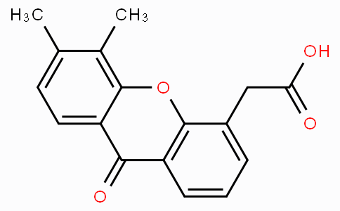 CAS No. 117570-53-3, 2-(5,6-Dimethyl-9-oxo-9H-xanthen-4-yl)acetic acid