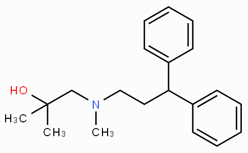 CAS No. 100442-33-9, 1-((3,3-Diphenylpropyl)(methyl)amino)-2-methylpropan-2-ol