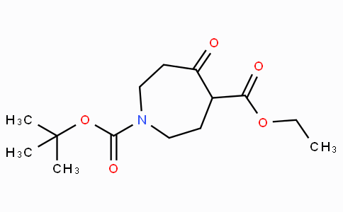 CAS No. 141642-82-2, 1-tert-Butyl 4-ethyl 5-oxoazepane-1,4-dicarboxylate