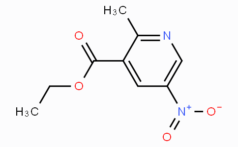 CAS No. 51984-71-5, Ethyl 2-methyl-5-nitro-3-pyridinecarboxylate