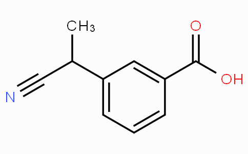 CAS No. 5537-71-3, 3-(1-Cyanoethyl)benzoic acid