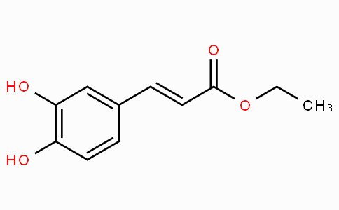 CAS No. 102-37-4, Ethyl 3-(3,4-dihydroxyphenyl)acrylate