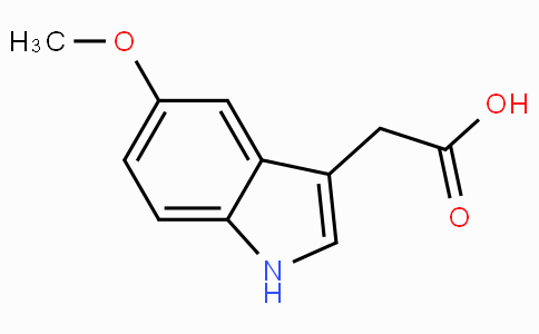 CAS No. 3471-31-6, 2-(5-Methoxy-1H-indol-3-yl)acetic acid