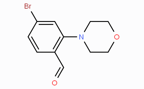 CAS No. 736990-80-0, 4-Bromo-2-morpholinobenzaldehyde