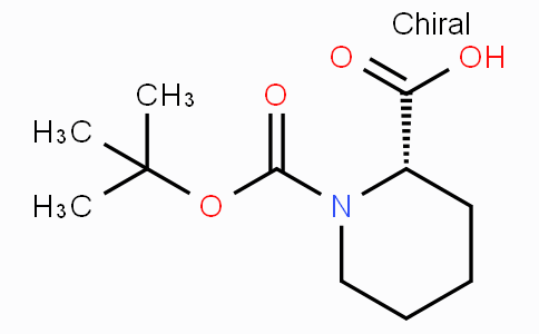 CAS No. 26250-84-0, (S)-1-(tert-Butoxycarbonyl)piperidine-2-carboxylic acid