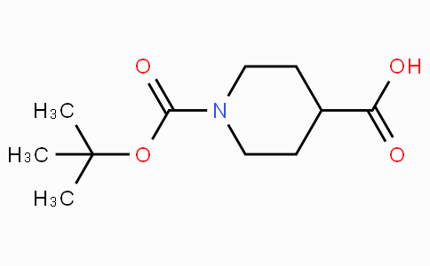 CAS No. 84358-13-4, 1-(tert-Butoxycarbonyl)piperidine-4-carboxylic acid