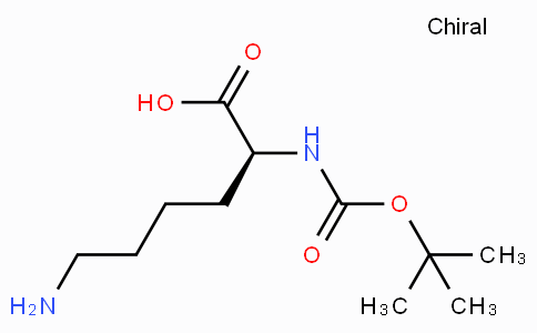 CAS No. 13734-28-6, (S)-6-Amino-2-((tert-butoxycarbonyl)amino)hexanoic acid