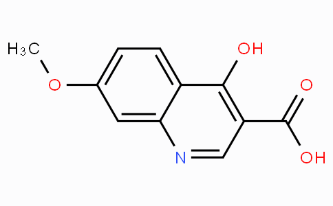 CAS No. 28027-17-0, 4-Hydroxy-7-methoxyquinoline-3-carboxylic acid