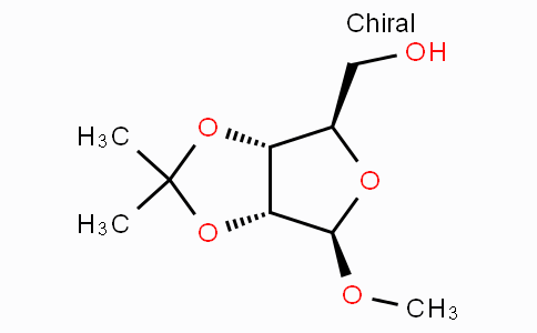 CAS No. 4099-85-8, ((3aR,4R,6R,6aR)-6-Methoxy-2,2-dimethyltetrahydrofuro[3,4-d][1,3]dioxol-4-yl)methanol