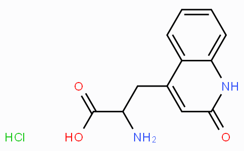 CAS No. 4876-14-6, 2-Amino-3-(2-oxo-1,2-dihydroquinolin-4-yl)propanoic acid hydrochloride