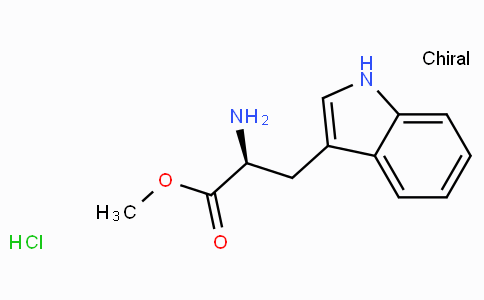 CAS No. 7524-52-9, (S)-Methyl 2-amino-3-(1H-indol-3-yl)propanoate hydrochloride